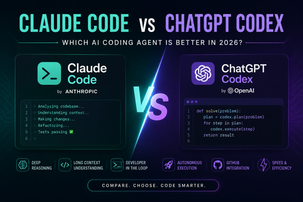 Claude Code vs ChatGPT Codex